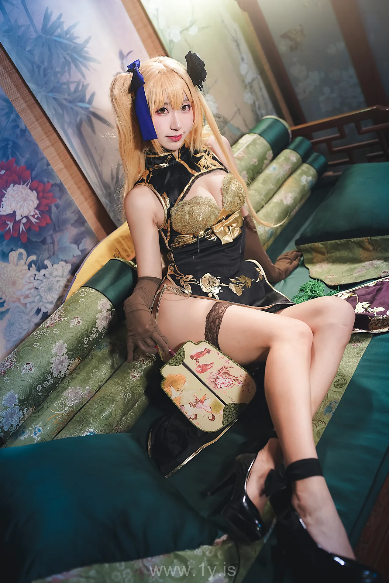 Coser@黑川 NO.018 Irresistible Asian Homebody Girl 金莲